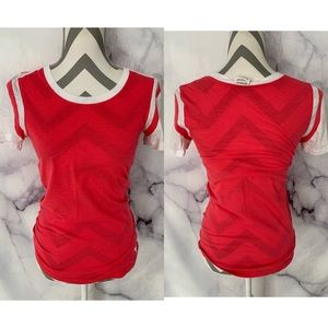 Victoria secret Pink pink white tee Sz s